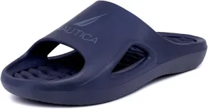 Nautica Men's Athletic Slides Sport Shower Sandals for Indoor & Outdoor - Lightweight, Durable and Comfortable