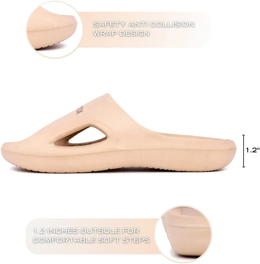 Nautica Men's Athletic Slides Sport Shower Sandals for Indoor & Outdoor - Lightweight, Durable and Comfortable