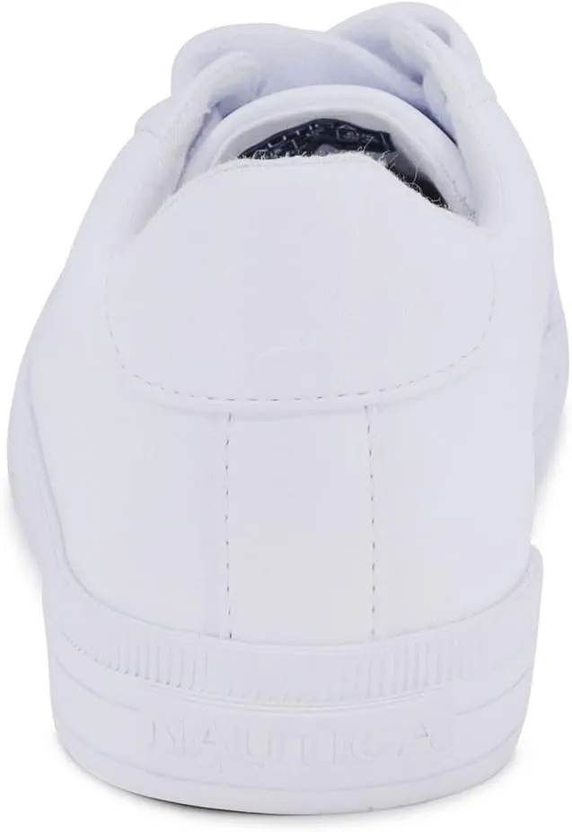 Nautica Women's Fashion Court Sneakers - Lace-Up Casual Tennis Shoes for Ladies