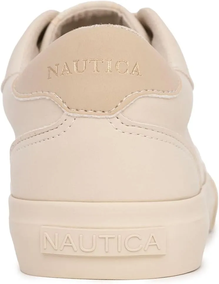 Nautica Women's Fashion Court Sneakers - Lace-Up Casual Tennis Shoes for Ladies
