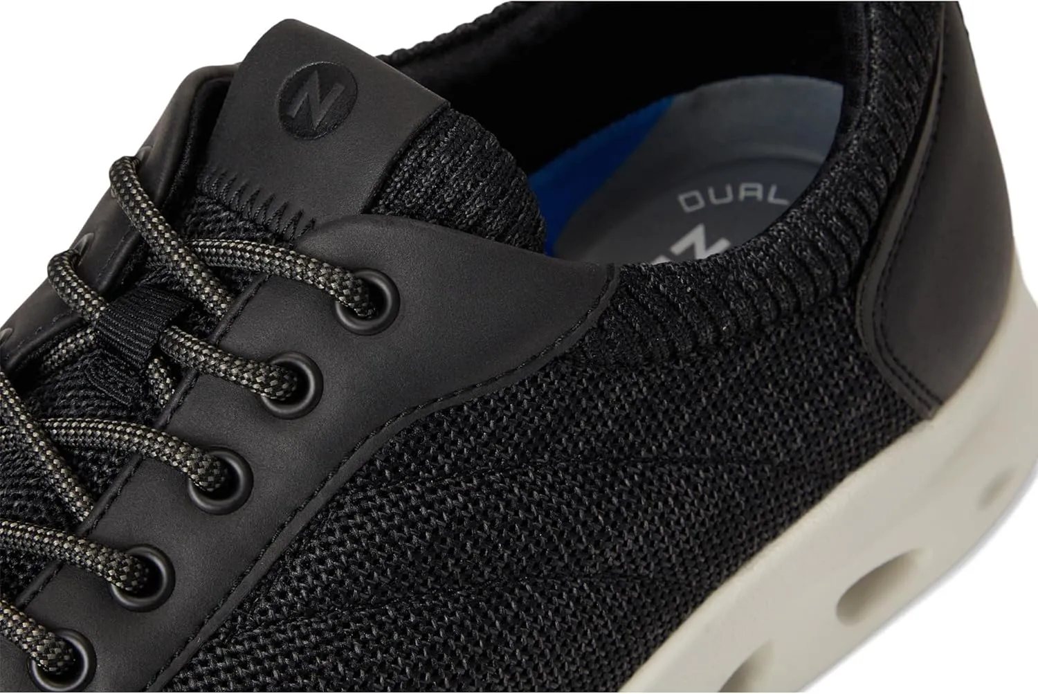 Nunn Bush Men's Ponte Knit Moc Toe Sneakers Hybrid Oxford Casual Lightweight Athletic Style Lace Up