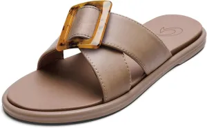 OLUKAI La'i Women's Slide Sandals, Everyday Shoe & Water-Friendly, All-Day Comfort, Stylish & Durable