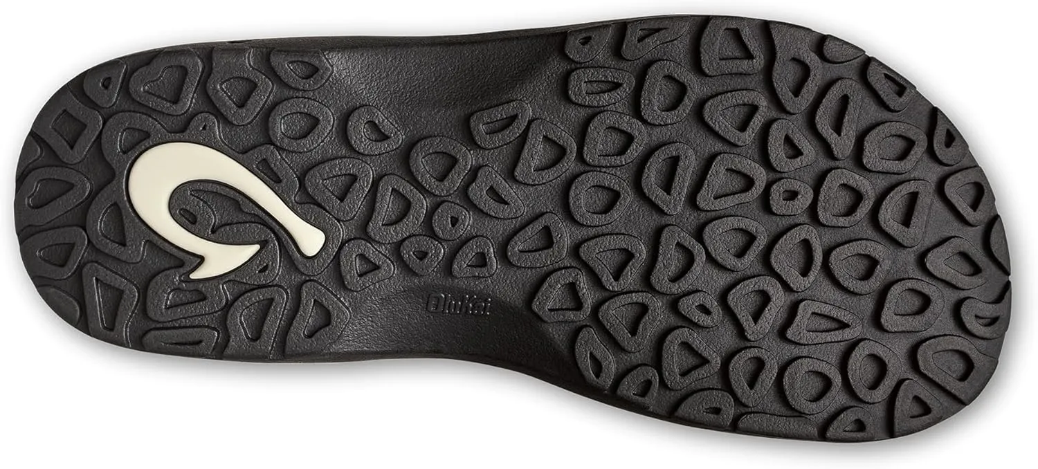 OLUKAI Ohana Men's Beach Sandals, Water Resistant Flip Flops, Arch Support & Comfort Fit, Lightweight & Durable, Enhanced Grip & Traction