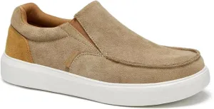 OrthoComfoot Men's Orthopedic Slip-On Loafers Walking Shoes: Casual Arch Support Loafers for Plantar Fasciitis, Comfortable Orthotic Dress Shoes for Foot and Heel Pain Relief
