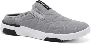 OrthoComfoot Men's Orthopedic Slip-On Loafers Walking Shoes with Arch Support: Comfortable Orthotic Shoes for Plantar Fasciitis, Casual Flat Feet Slippers for Foot and Heel Pain Relief