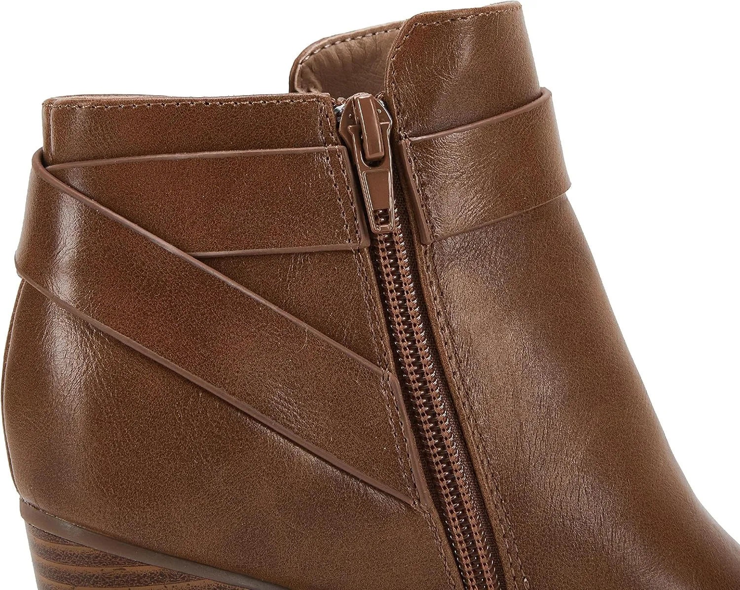 PiePieBuy Women's Tie Knot Chelsea Pump Ankle Boots Closed Toe Stacked Heel Booties Shoes
