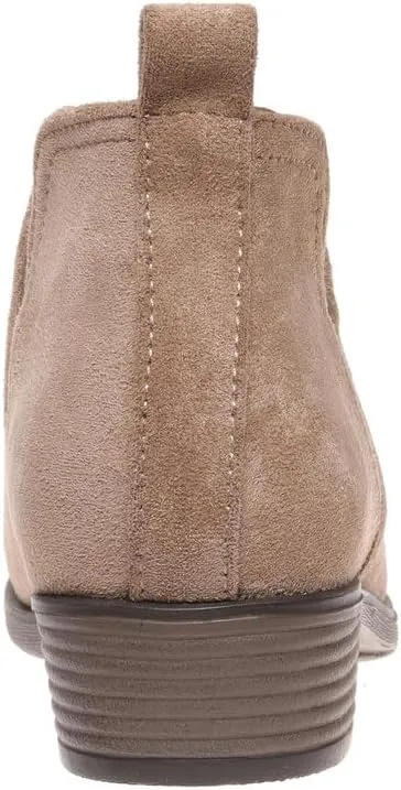 Pierre Dumas Girl's Ankle Boots Round Toe Low Chunky Heel Booties Kids Dress Boots