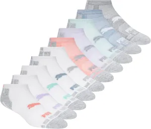 PUMA Kids' 10 Pack Low Cut Socks