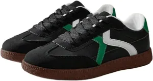 Retro Style Low Top Vulcanized Sneakers for Women Casual German Trainer Inspired Design for Spring Autumn Daily Outfits with Versatile Comfort Fit