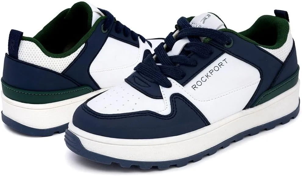 Rockport Boys Shoes Lace Up Sneakers for Kids Walking Breathable Tennis Athletic Fashion Comfortable Shoes