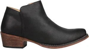 ROPER Womens Sofia Snip Toe Zippered Casual Boots Ankle Low Heel 1-2" - Black - Size 8 B