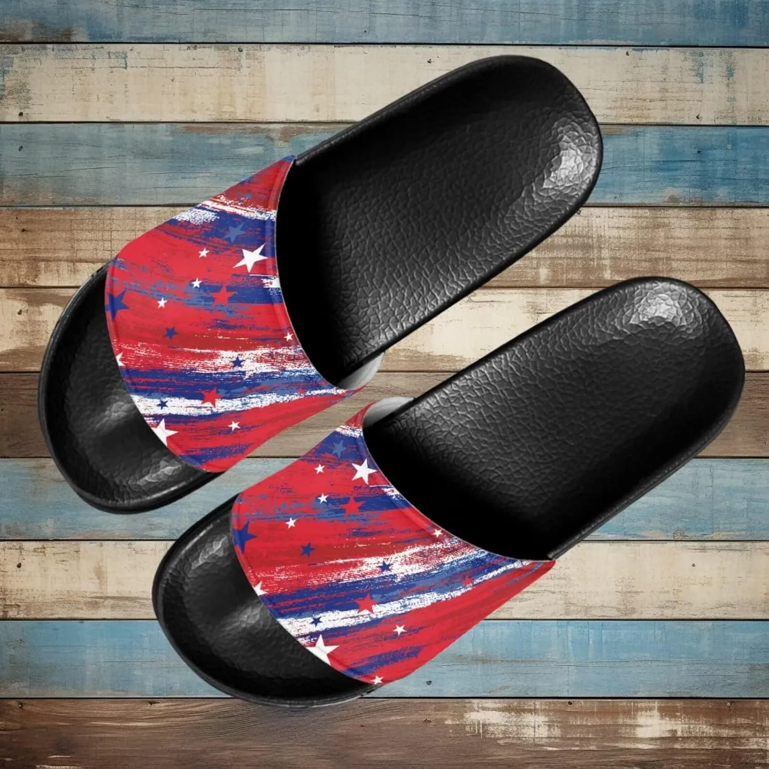 Sandals Slides for Women Stylish Summer Slippers Casual Beach Slides Non Slip Bathroom Slide Shoes