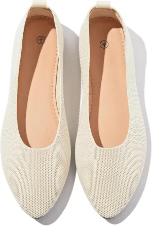 Shupua Women's Flats Shoes Pointed Toe Flats Comfortable Slip on Shoes Flat Dress Shoes Black Ballet Flats for Women