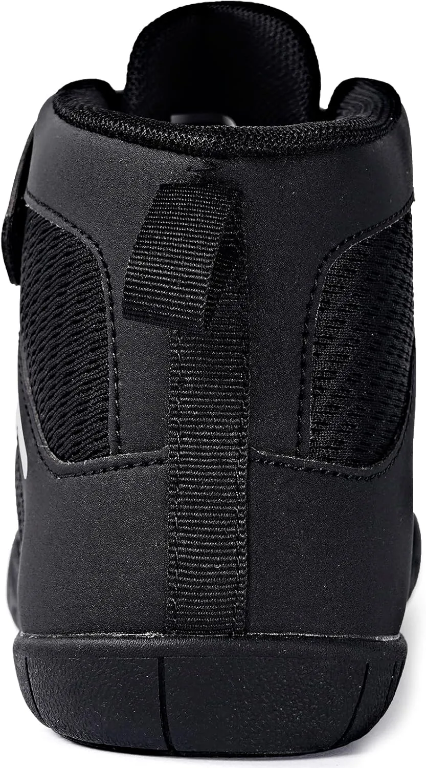 Sisttke Kids Wrestling Shoes Boys Girls Boxing Shoes Fitness Sneakers Zero Drop Sole