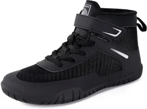 Sisttke Kids Wrestling Shoes Boys Girls Boxing Shoes Fitness Sneakers Zero Drop Sole