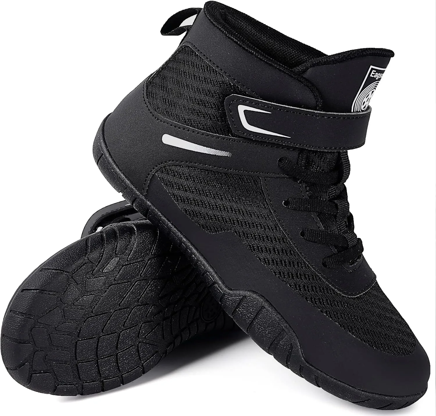 Sisttke Kids Wrestling Shoes Boys Girls Boxing Shoes Fitness Sneakers Zero Drop Sole