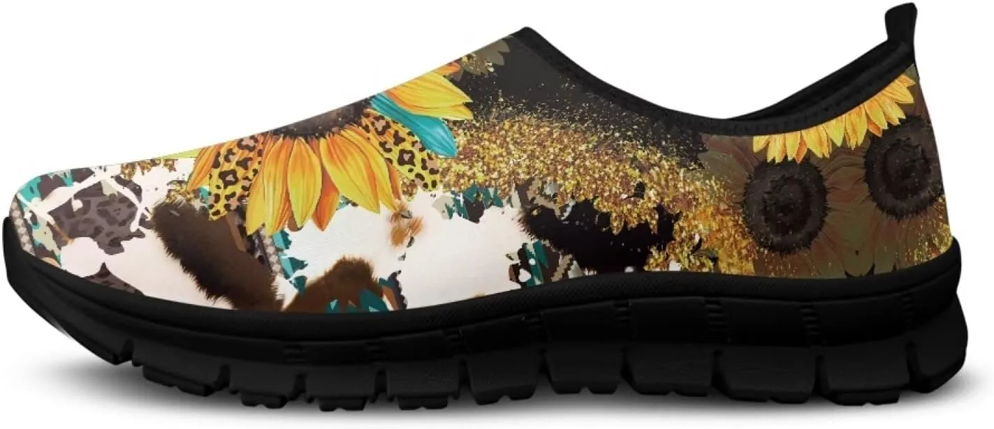 Slip On Women Wide Width Loafer Slipper Shoes Athletic Running Sneakers Non Slip Memory Foam