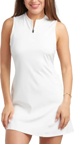 Spyder Womens Athletic Dress - Sleeveless Tennis Dress with Pockets, Quick-Dry Quarter Zip Golf Dresses for Women (S-XL)