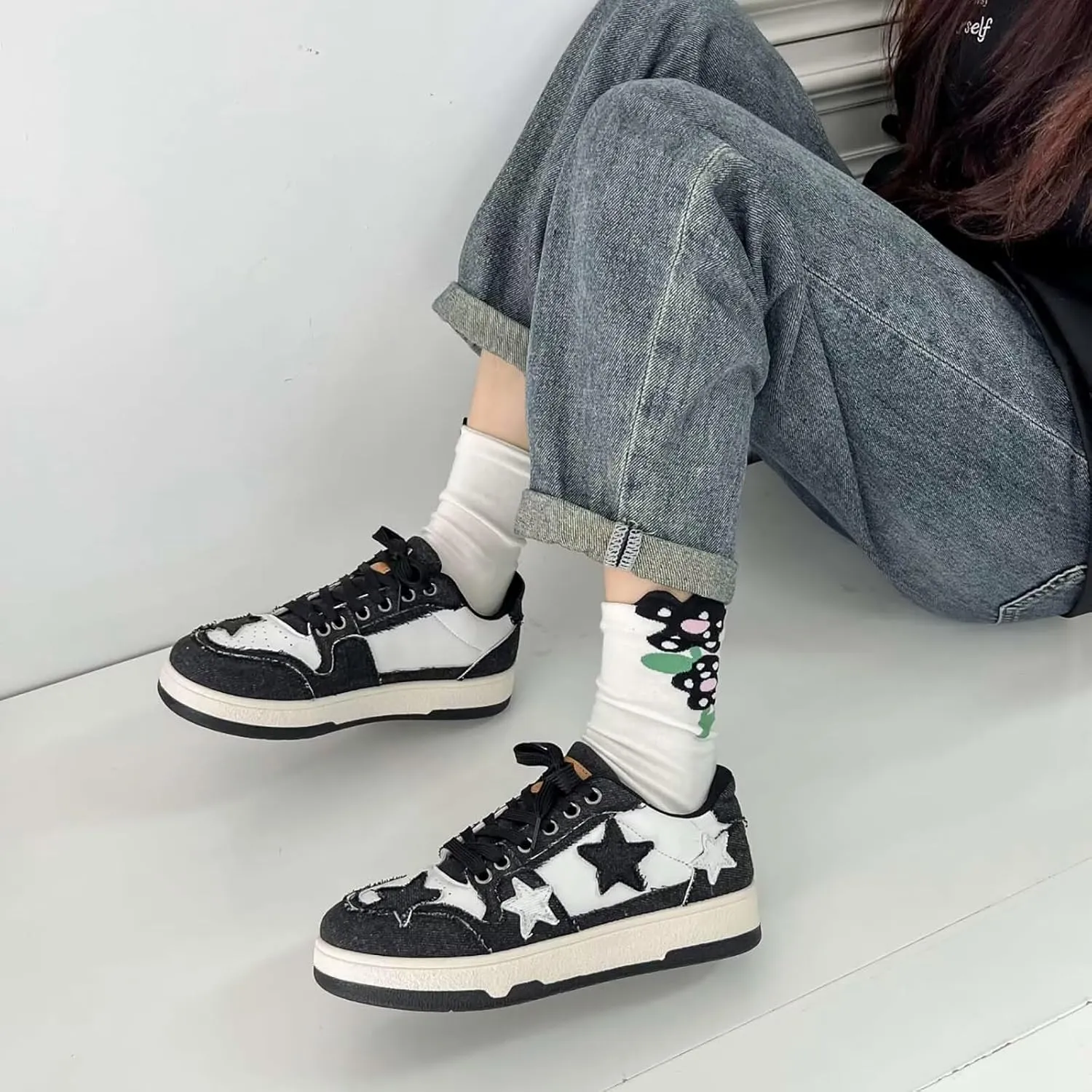 TERBOFIN Women's Fashion Sneakers Casual Walking Shoes Sporty Outdoor Skater Shoes for Lady