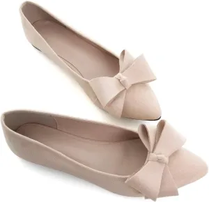 TN TANGNEST Women Classical Bowknot Flats Comfort Slip-on Pointed Toe Dress Shoes Walking Flats