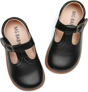 Toddler Girl Dress Shoes Mary Jane Ballerina Flats Party School Shoes Bowknot Wedding Princess Shoes