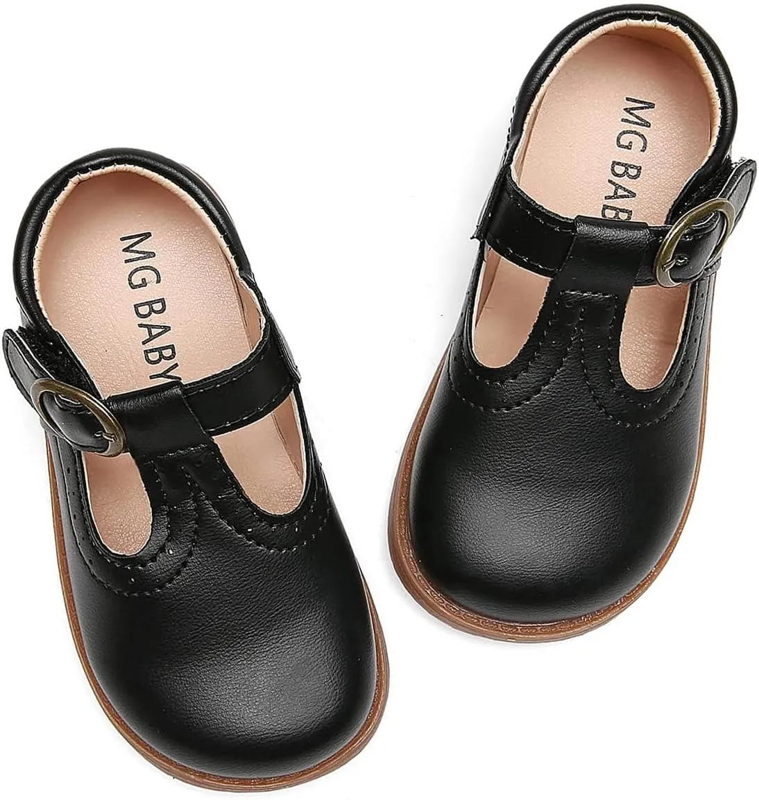 Toddler Girl Dress Shoes Mary Jane Ballerina Flats Party School Shoes Bowknot Wedding Princess Shoes