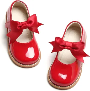 Toddler Girl Mary Jane Dress Shoes-Little Girl School Uniform Shoes for Wedding Party