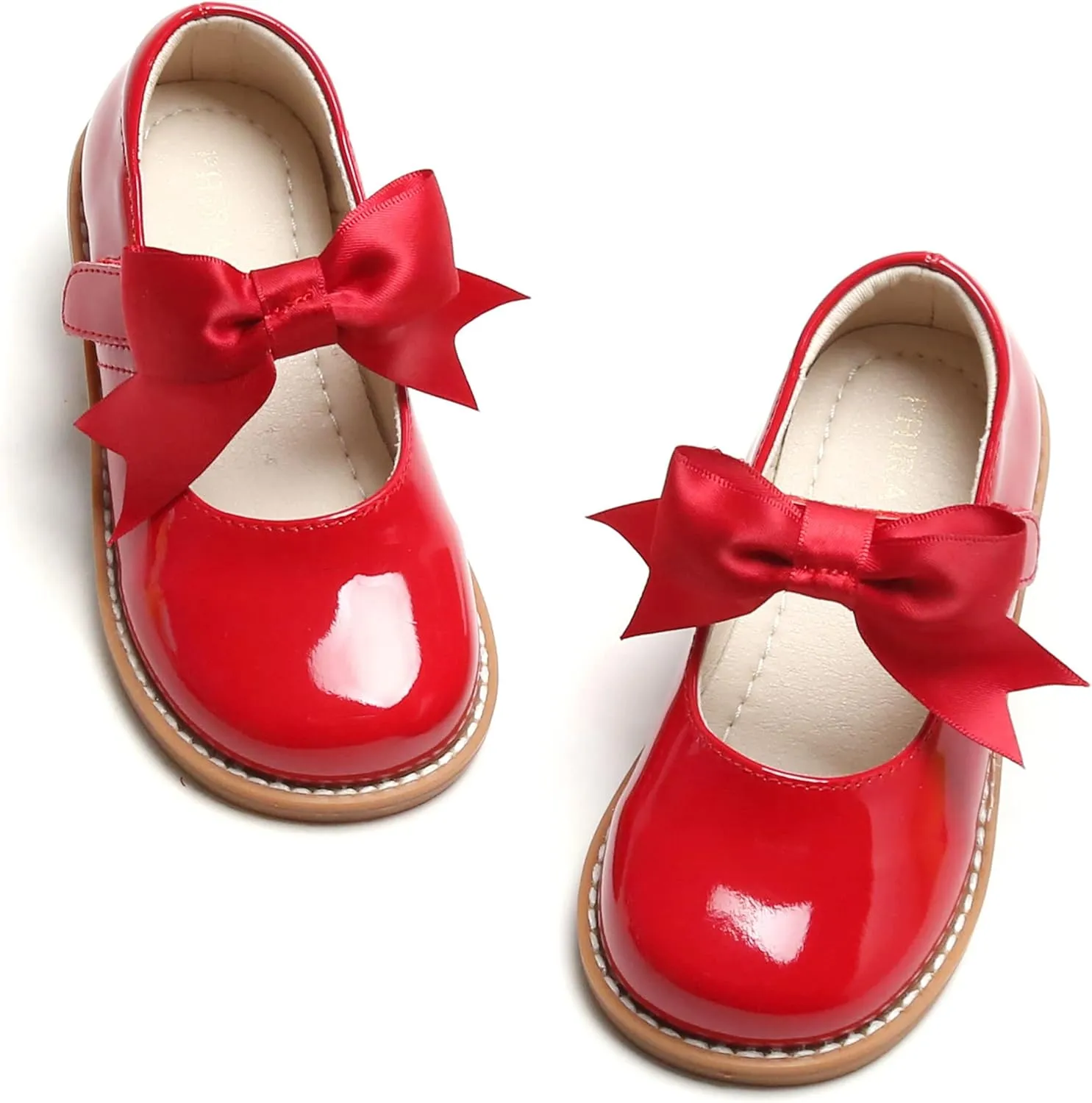 Toddler Girl Mary Jane Dress Shoes-Little Girl School Uniform Shoes for Wedding Party