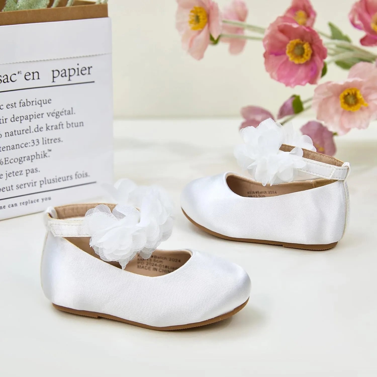 Toddler Little Girls Mary Jane Ballet Flat Dress Shoes