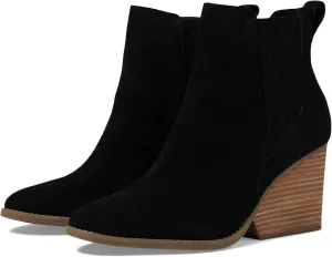 TOMS Womens Noa Ankle Round Toe Chelsea Casual Boots Ankle High Heel 3" & Up - Brown