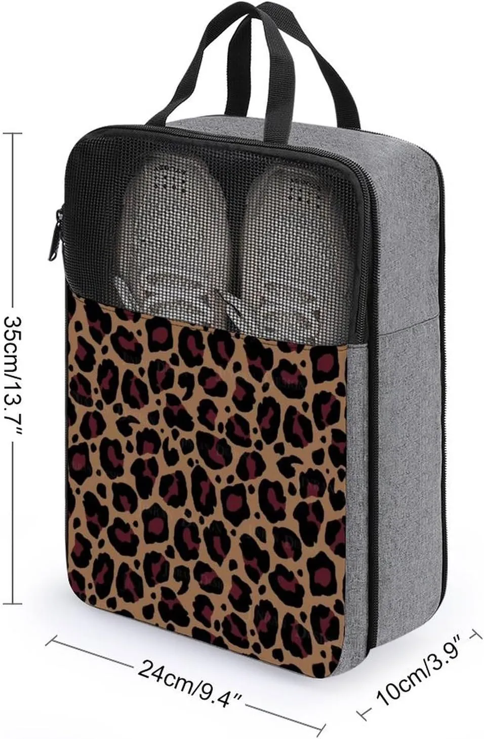 Travel Shoe Bags Waterproof Portable Shoe Storage Pouch with Dual Zipper Handles Waterproof Breathable Durable Mesh Desig Travel Shoe Case Organizer for Travel And Home Use Shoe Bag Wild Prowl