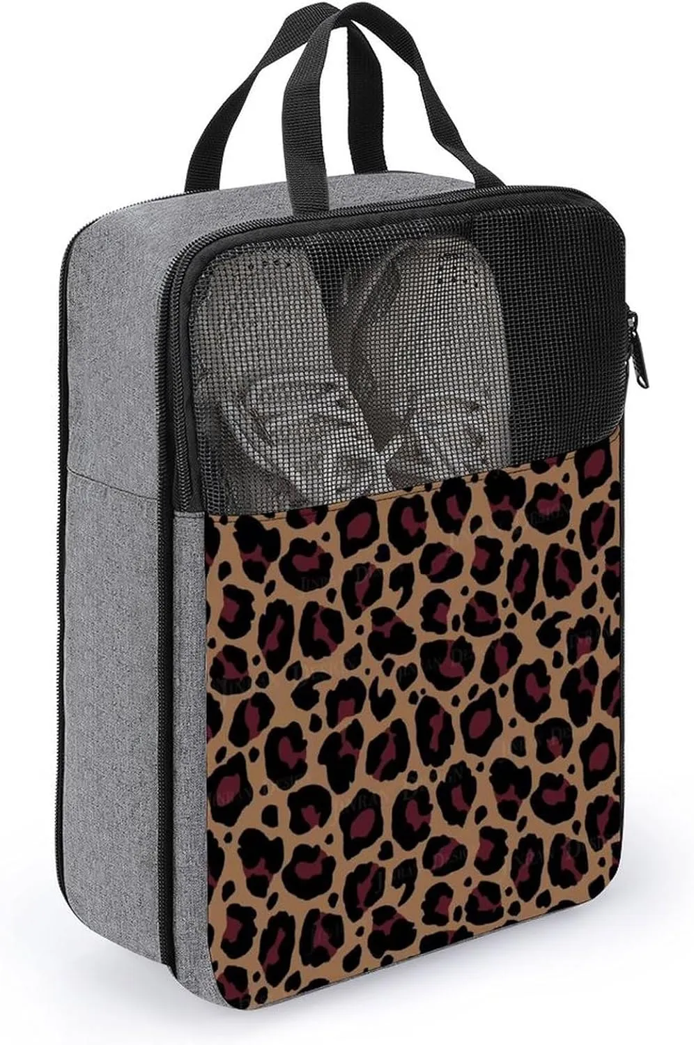 Travel Shoe Bags Waterproof Portable Shoe Storage Pouch with Dual Zipper Handles Waterproof Breathable Durable Mesh Desig Travel Shoe Case Organizer for Travel And Home Use Shoe Bag Wild Prowl