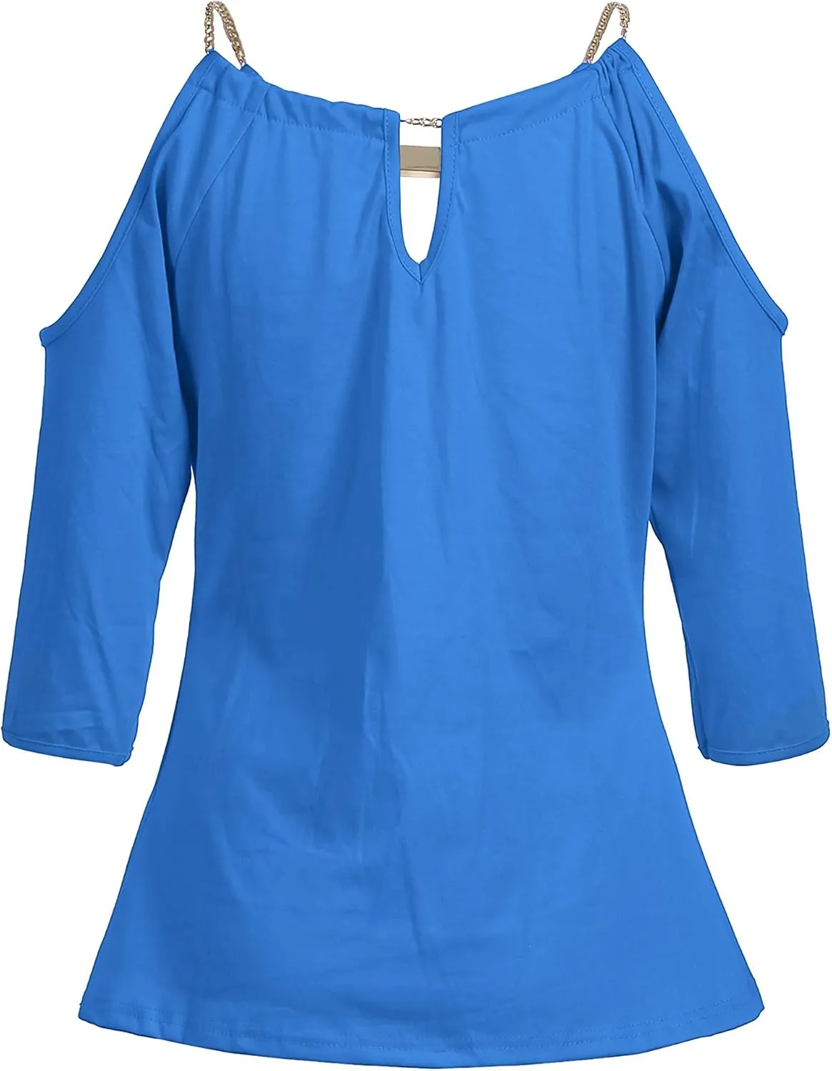 USGreatgorgeous Women’s Open Cold Shoulder Slim Fit Short Sleeve Tee Shirt Casual Blouse Tops