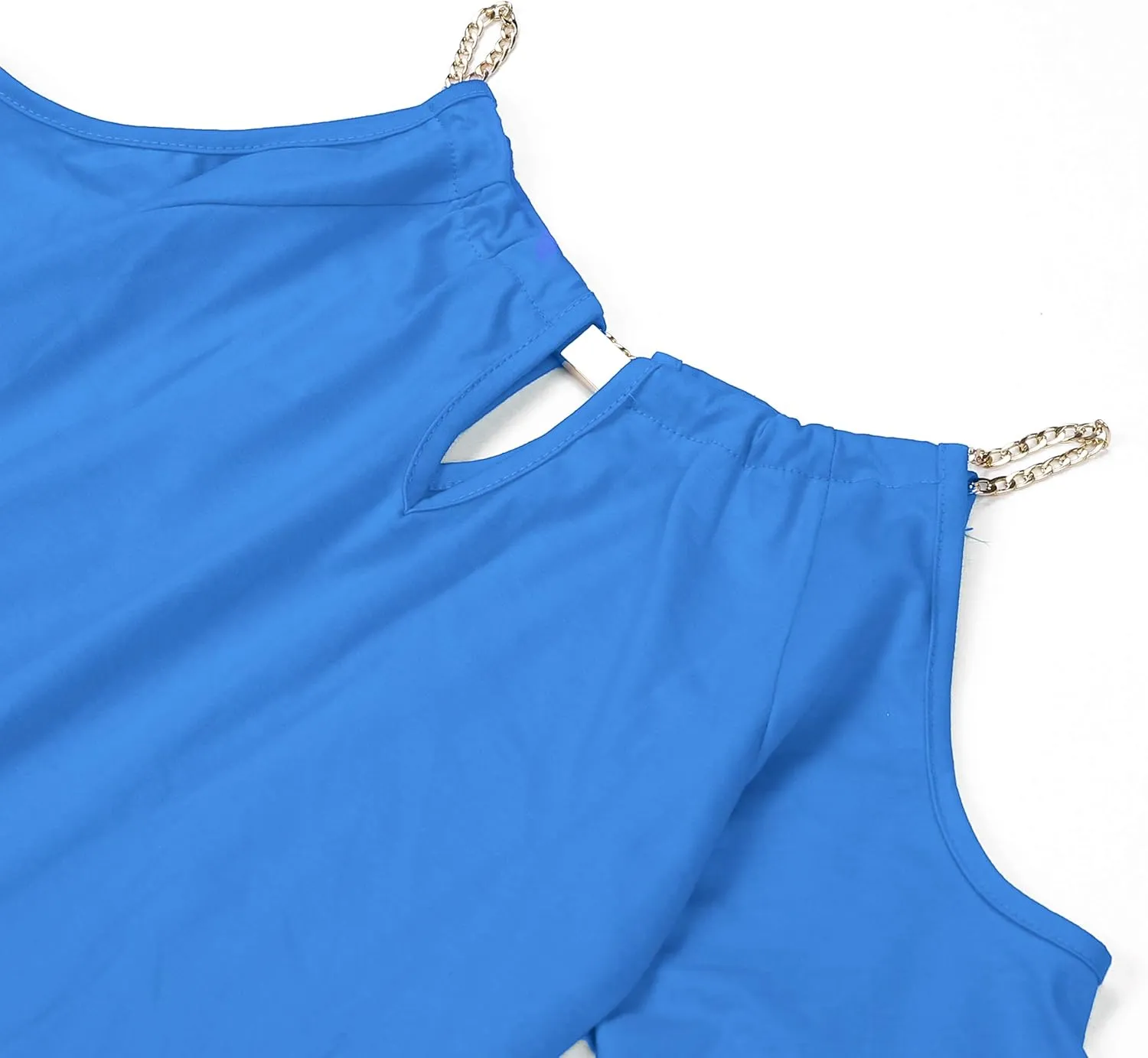 USGreatgorgeous Women’s Open Cold Shoulder Slim Fit Short Sleeve Tee Shirt Casual Blouse Tops