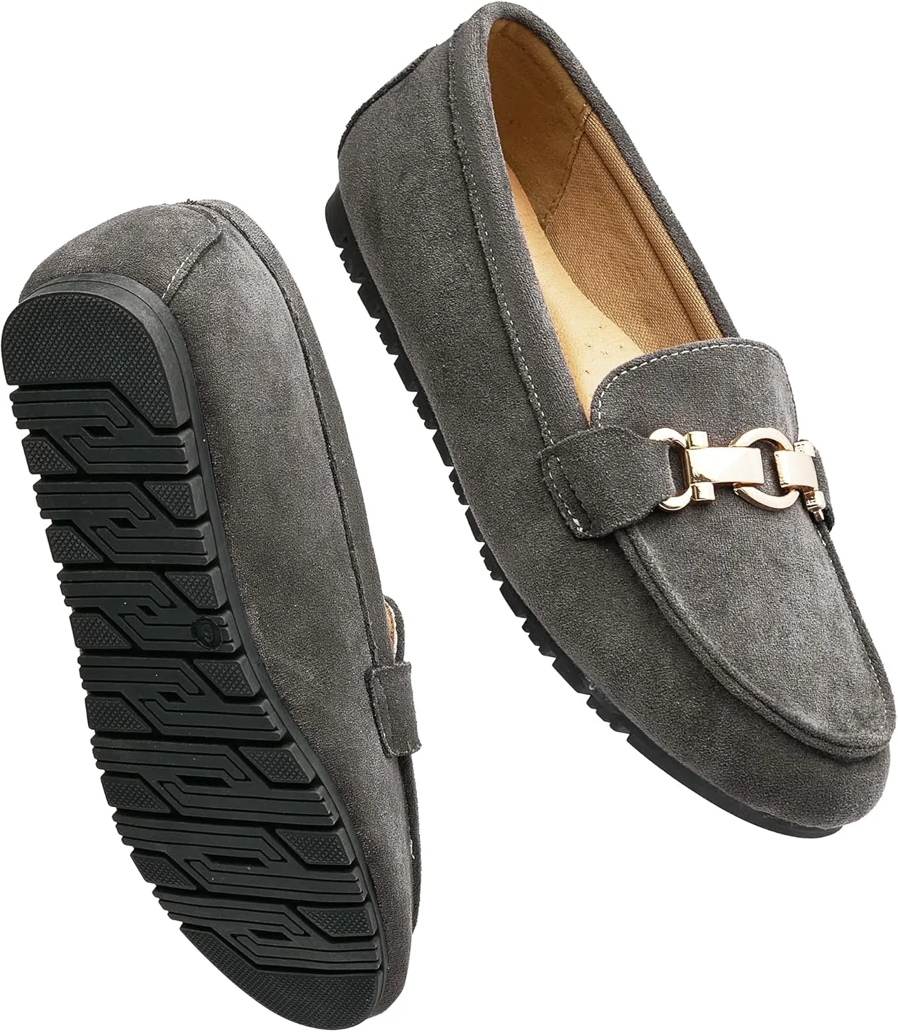 VERDASCO Women's Loafers Comfort Slip-Ons Flat Work Shoes Casual Moccasins Penny Loafers Lady Dress Shoes