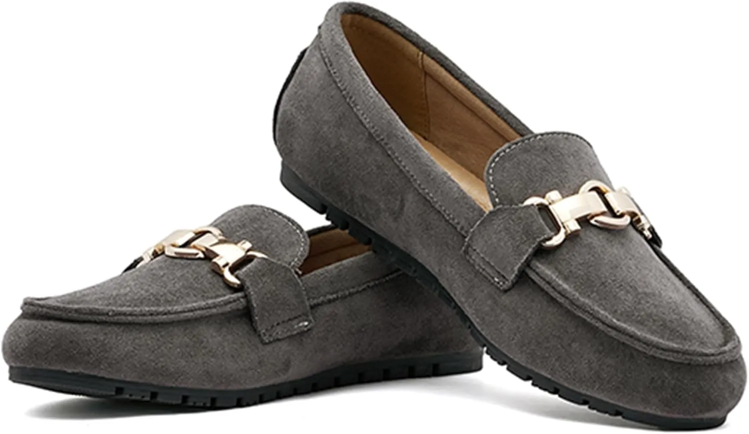 VERDASCO Women's Loafers Comfort Slip-Ons Flat Work Shoes Casual Moccasins Penny Loafers Lady Dress Shoes