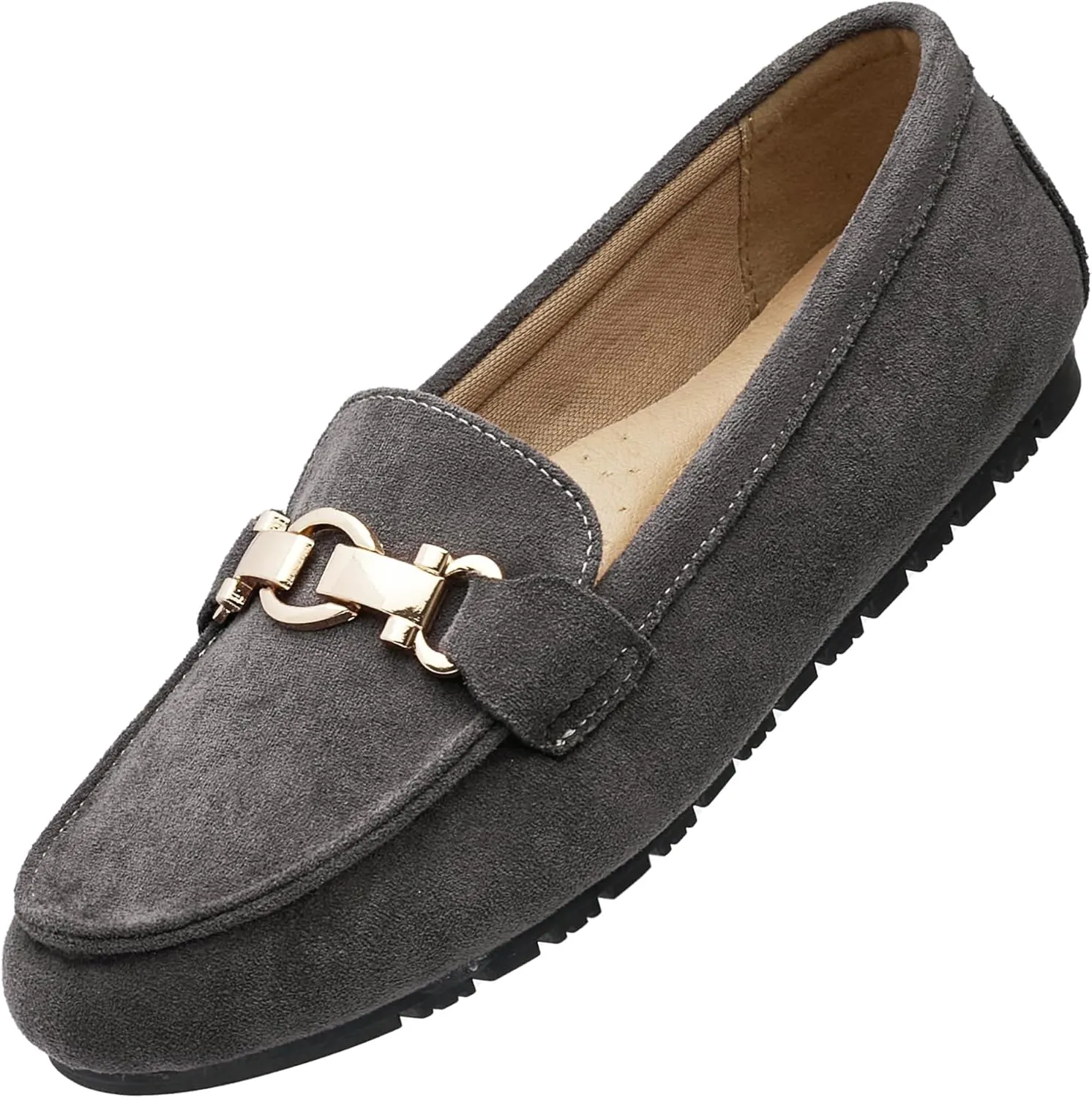 VERDASCO Women's Loafers Comfort Slip-Ons Flat Work Shoes Casual Moccasins Penny Loafers Lady Dress Shoes