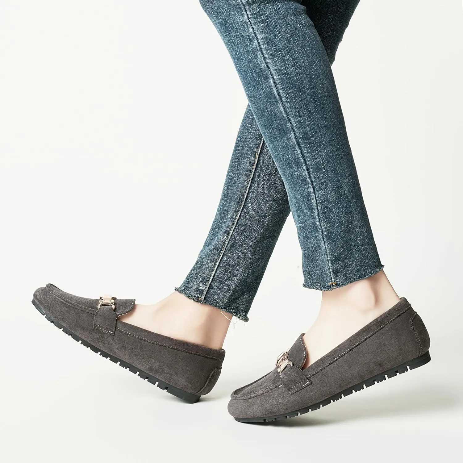VERDASCO Women's Loafers Comfort Slip-Ons Flat Work Shoes Casual Moccasins Penny Loafers Lady Dress Shoes