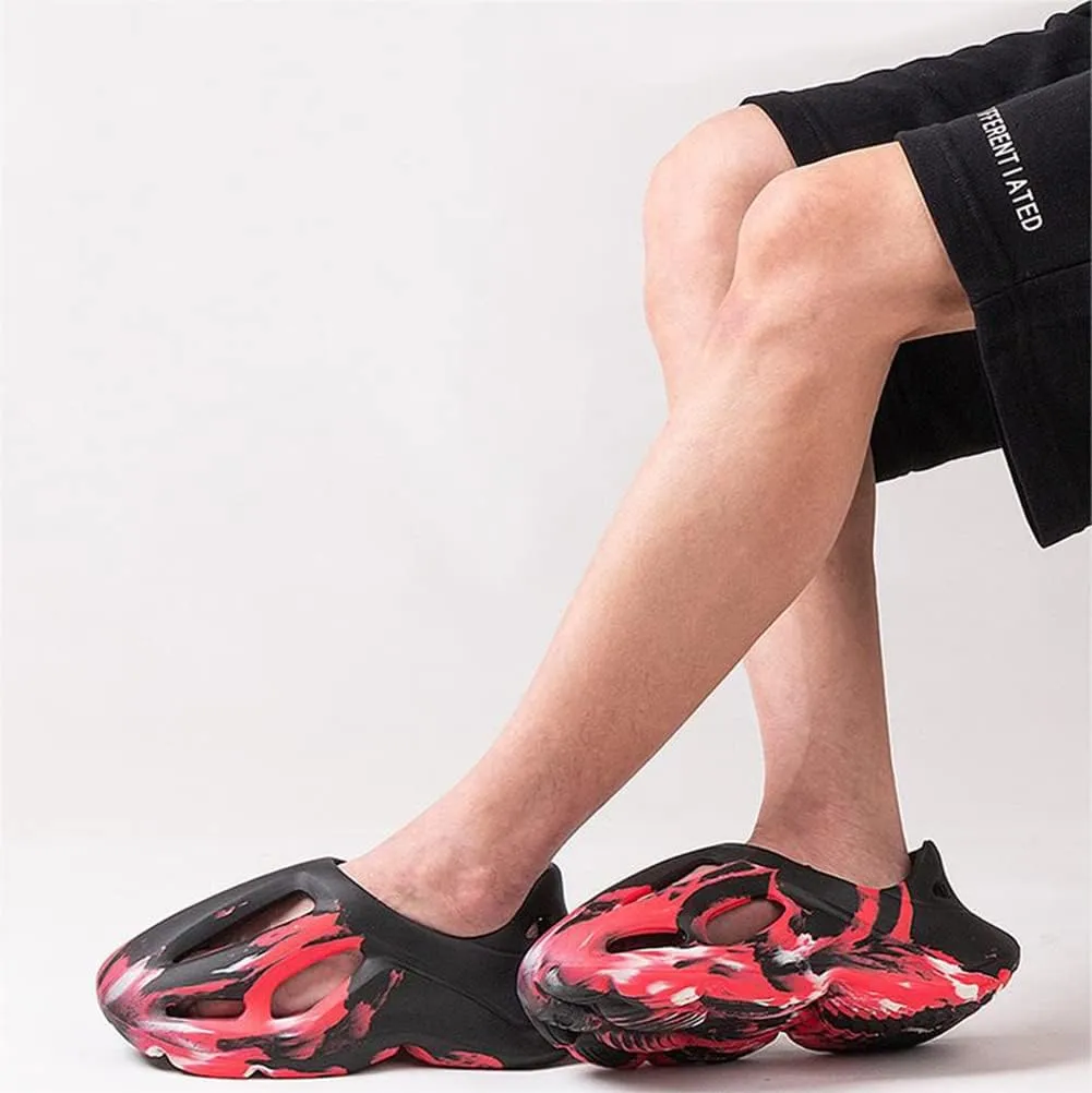 vioxthak Foam Runner Sneakers Cloud Slides Pillow Sandals Sports Shoes Non-Slip Lightweight Walking Shoes fashion outdoor indoor Summer Beach Sandals for Women Men