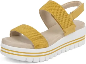 VJH confort Women's Wedge Sandals, Open Toe Ankle Strap Casual Platform Sandals