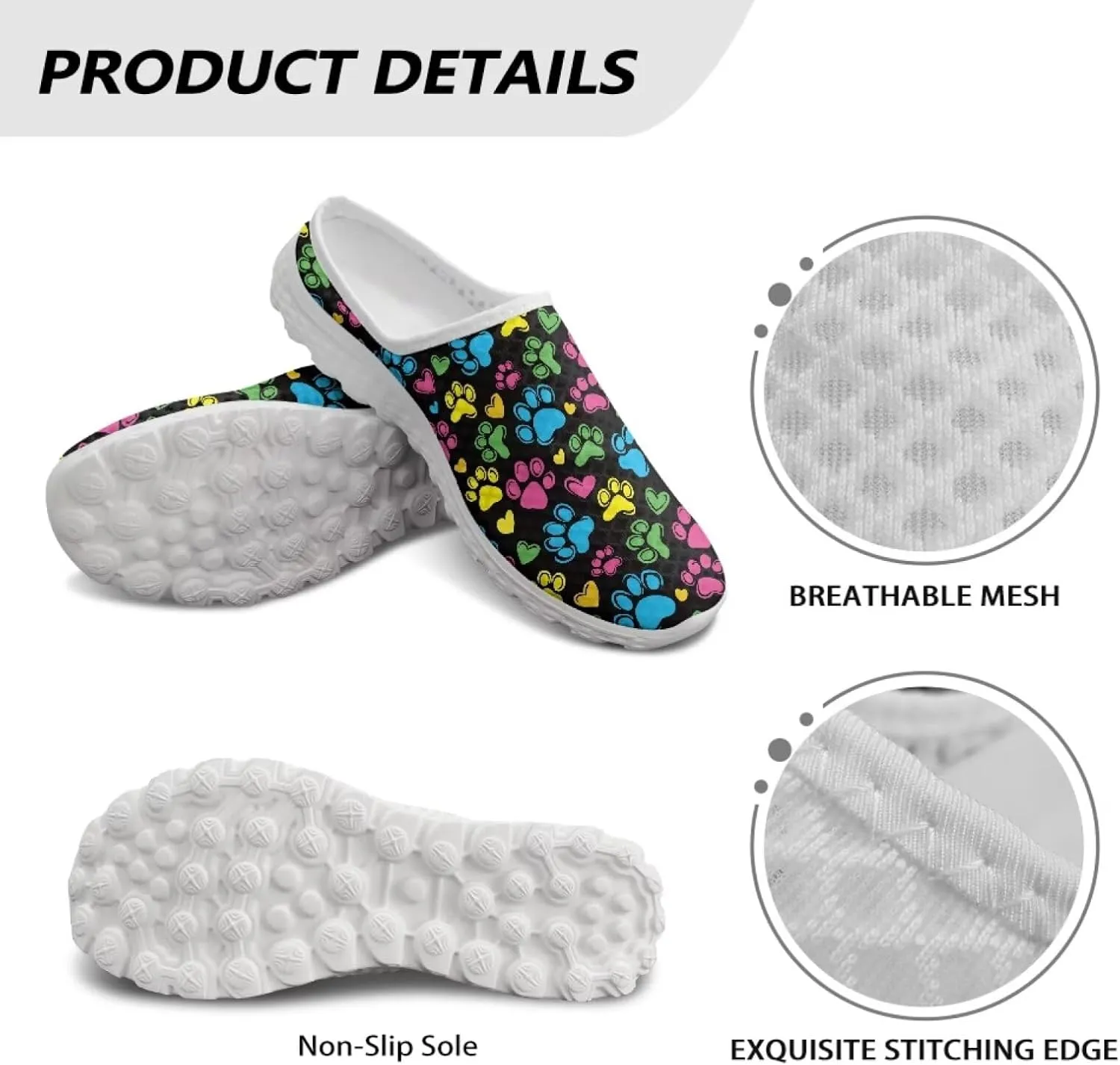 Water Shoes for Wome Mules Slip On Mesh Flats Aqua Shoes Lightweight Comfy Womens Casual Flats Barefoot Footwear