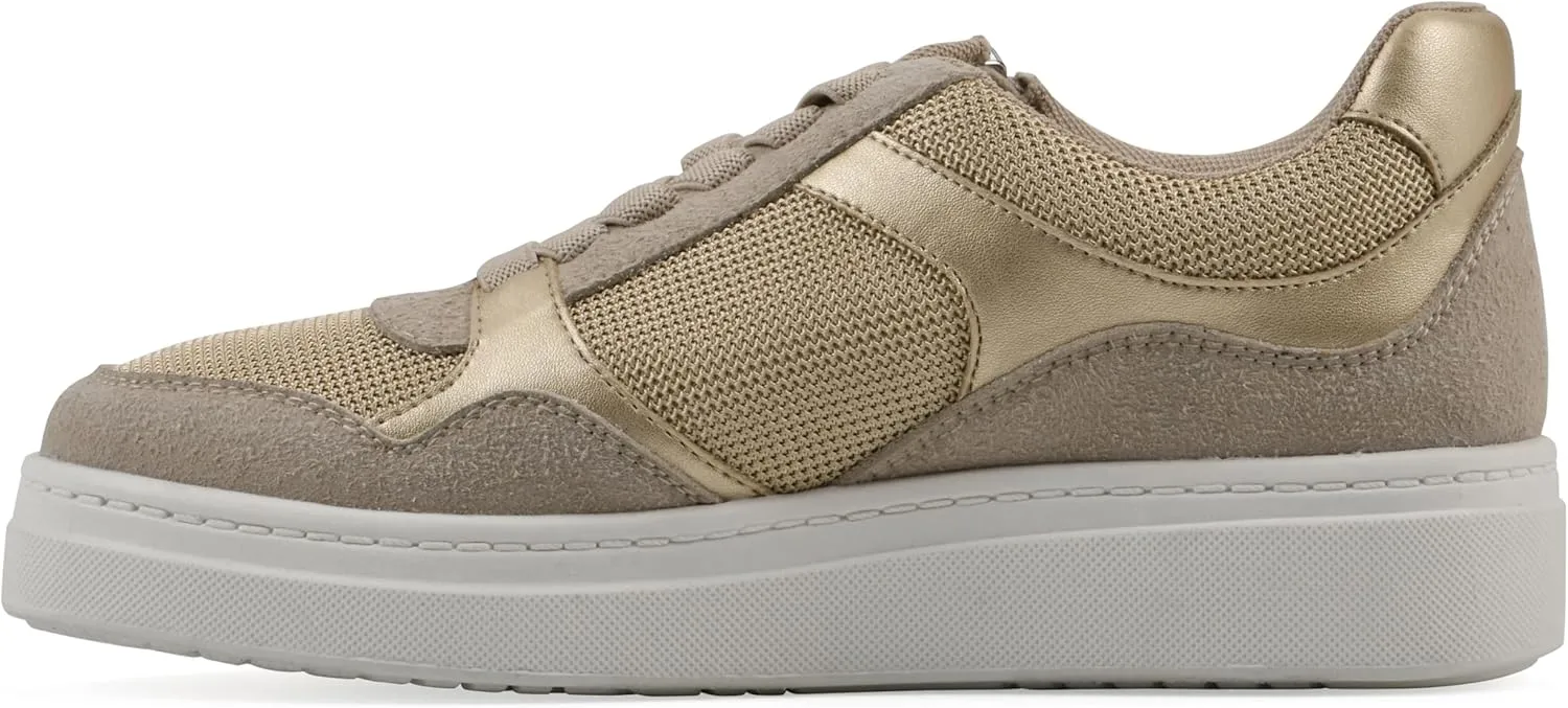 WHITE MOUNTAIN Women's Uplit Lace-Up Sneaker
