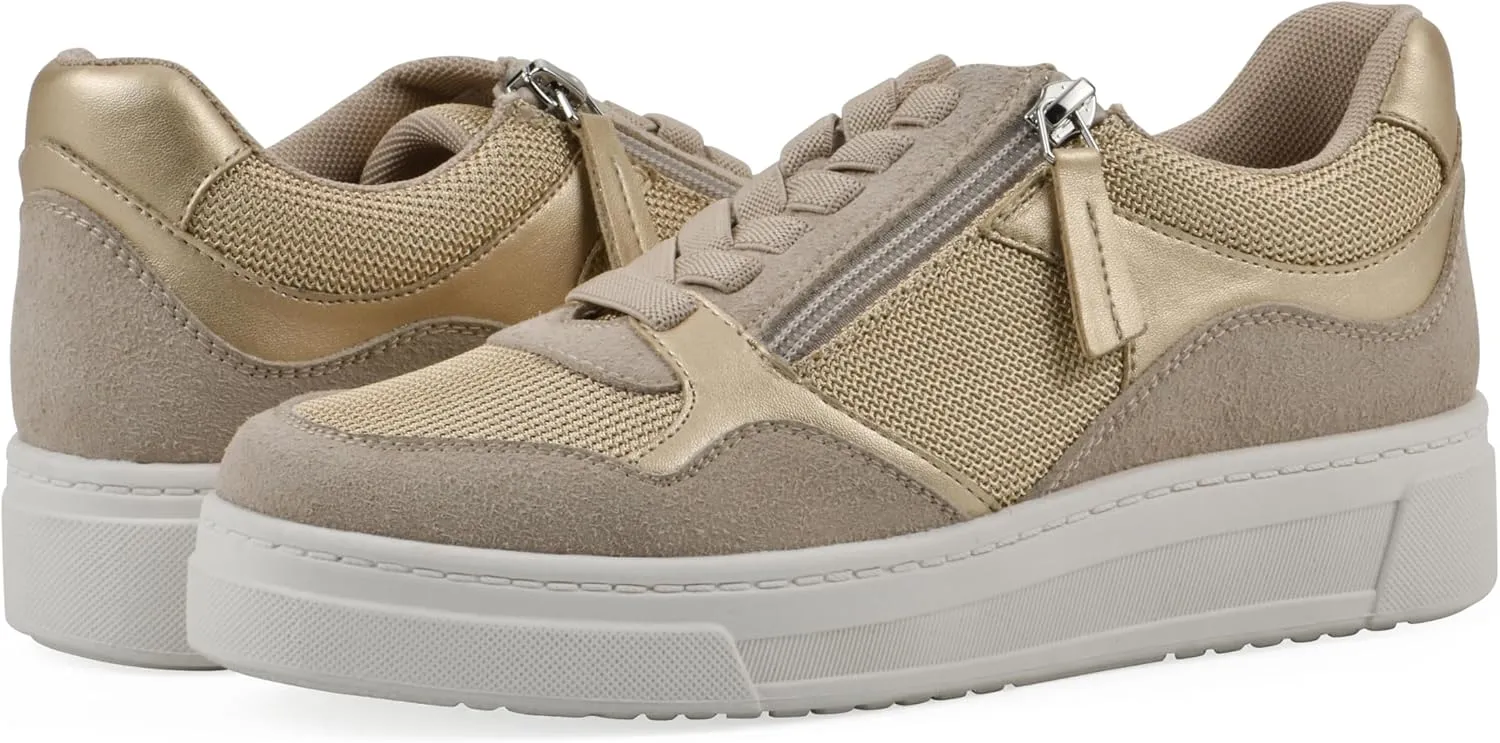 WHITE MOUNTAIN Women's Uplit Lace-Up Sneaker