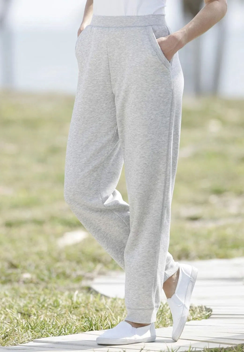 Woman Within Plus Size Better Fleece Jogger Sweatpant