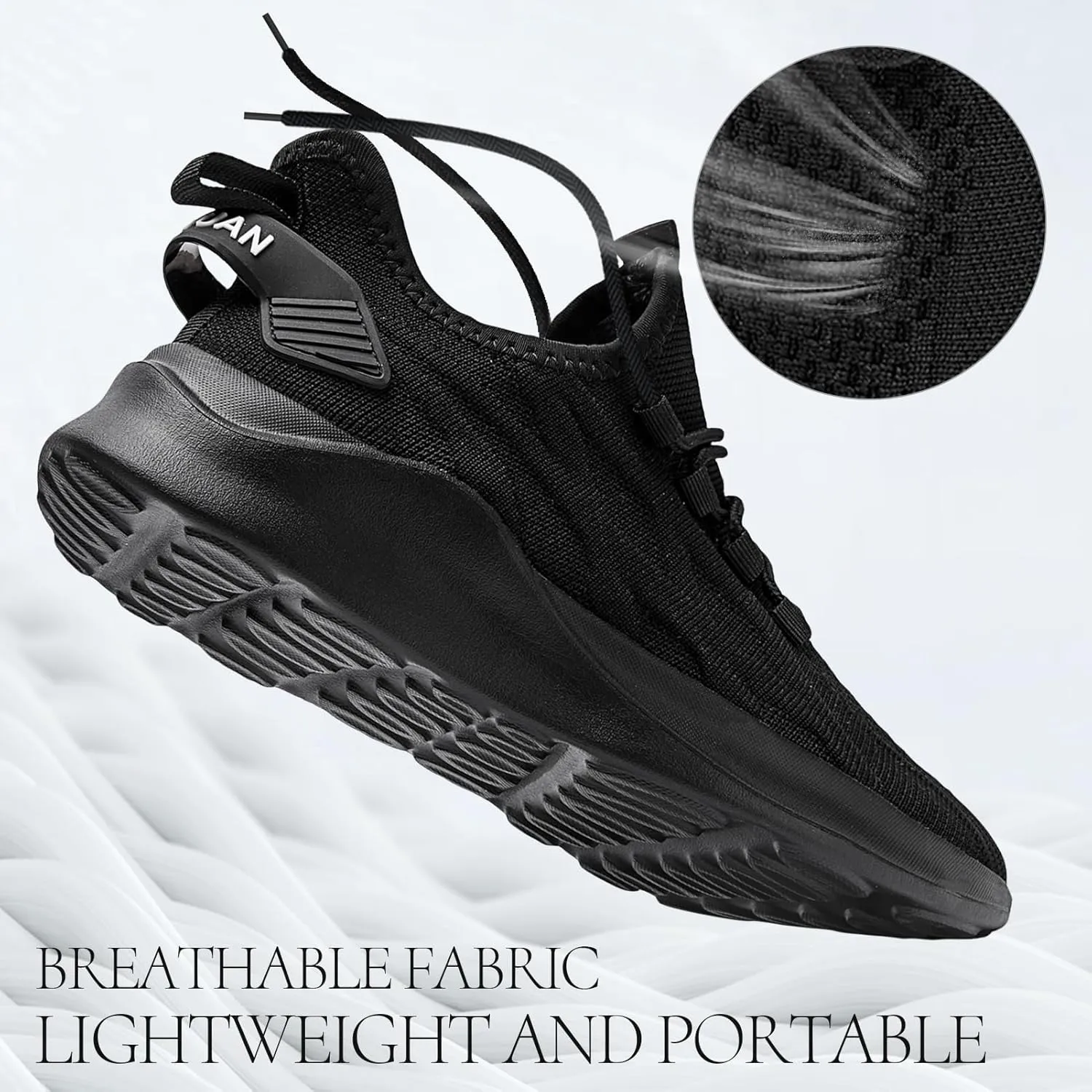 Women Tennis Running Shoes Walking Slip on Summer Gym Workout Athletic Comfortable Sneakers Black