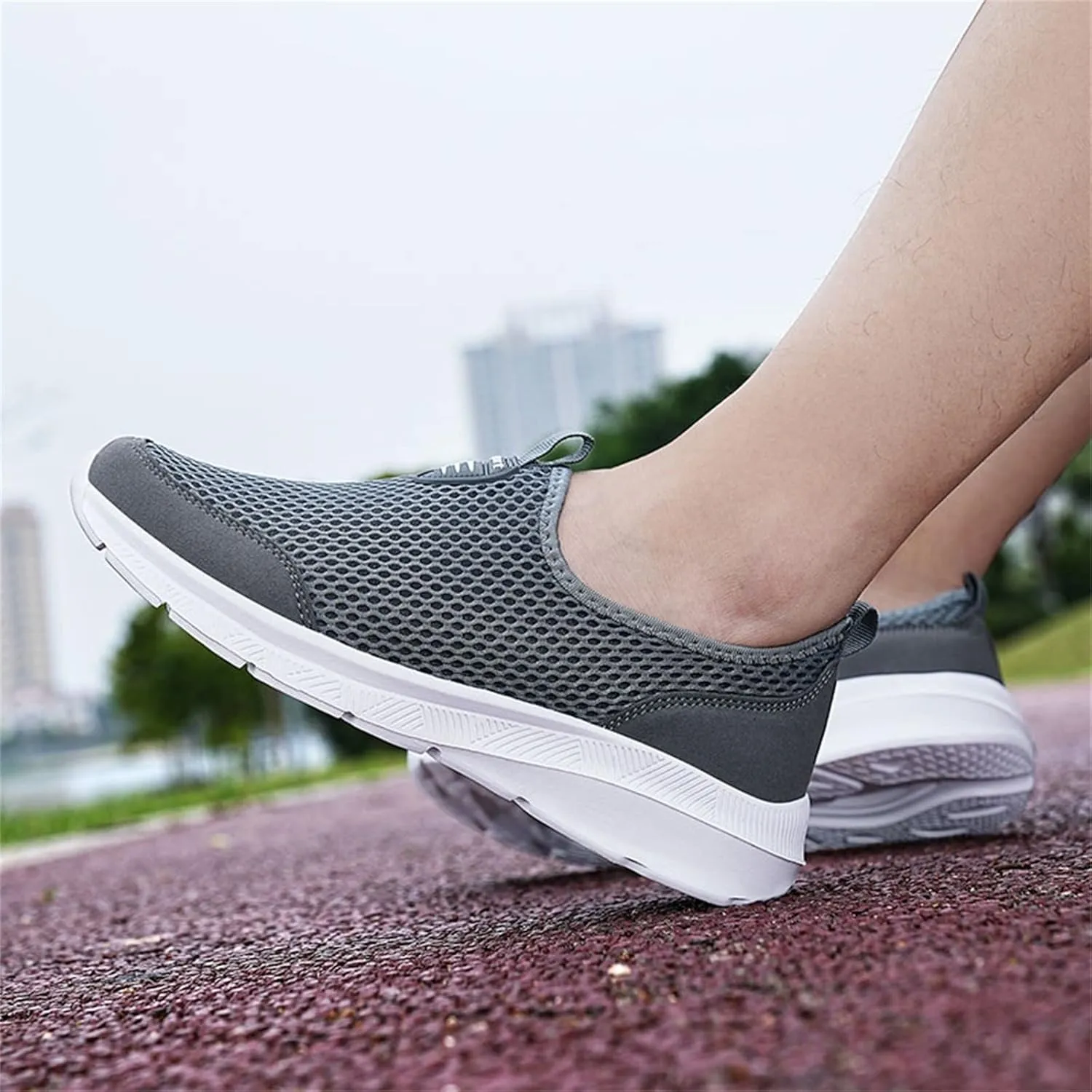 Women's Athletic Walking Shoes Slip On Casual Mesh Walking Shoes Women Arch Support Men's Casual Shoes Fashion Sneakers 2025 White Tennis Shoe Loafers Dress Shoe