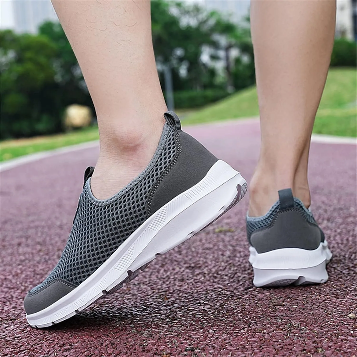 Women's Athletic Walking Shoes Slip On Casual Mesh Walking Shoes Women Arch Support Men's Casual Shoes Fashion Sneakers 2025 White Tennis Shoe Loafers Dress Shoe