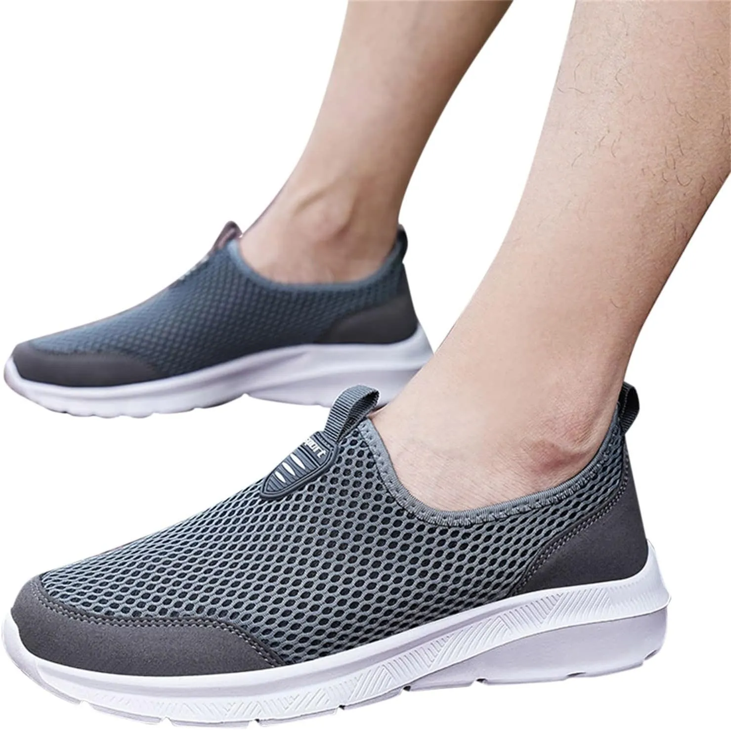 Women's Athletic Walking Shoes Slip On Casual Mesh Walking Shoes Women Arch Support Men's Casual Shoes Fashion Sneakers 2025 White Tennis Shoe Loafers Dress Shoe