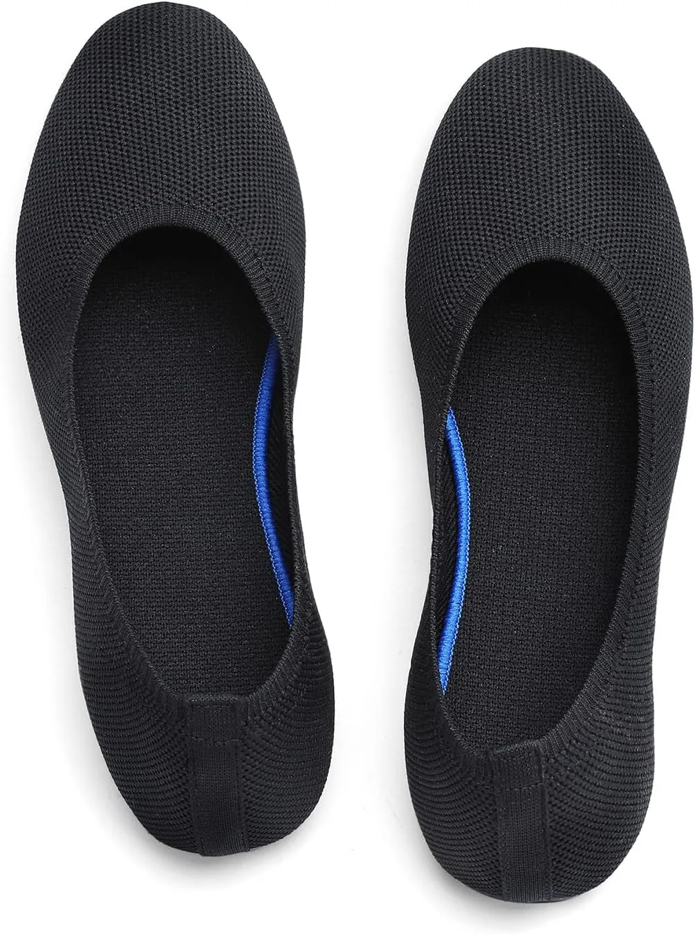 Women's Ballet Flat Dressy Casual Knit Shoes Round Toe Women Mesh Flats
