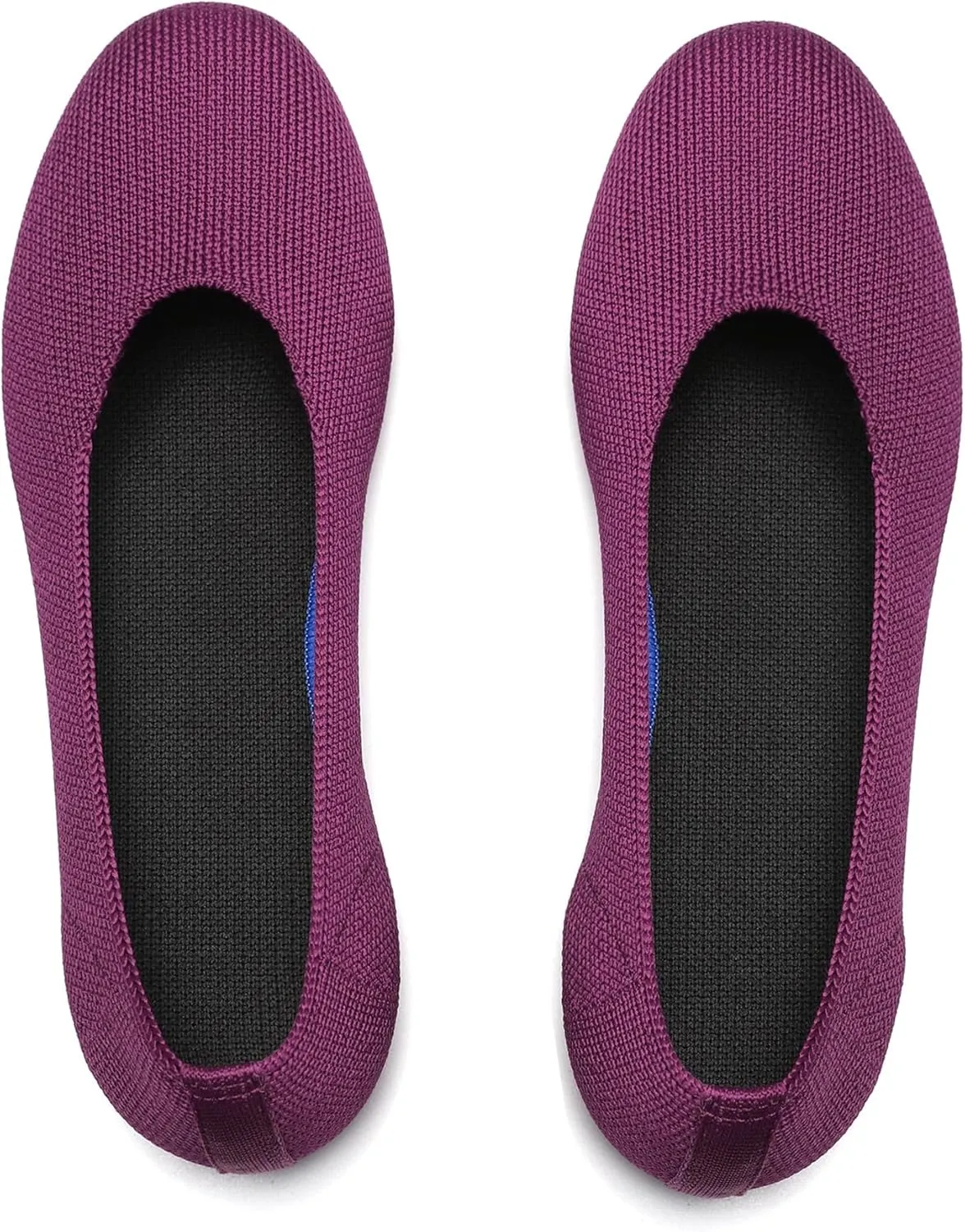 Women's Ballet Flat Dressy Casual Knit Shoes Round Toe Women Mesh Flats